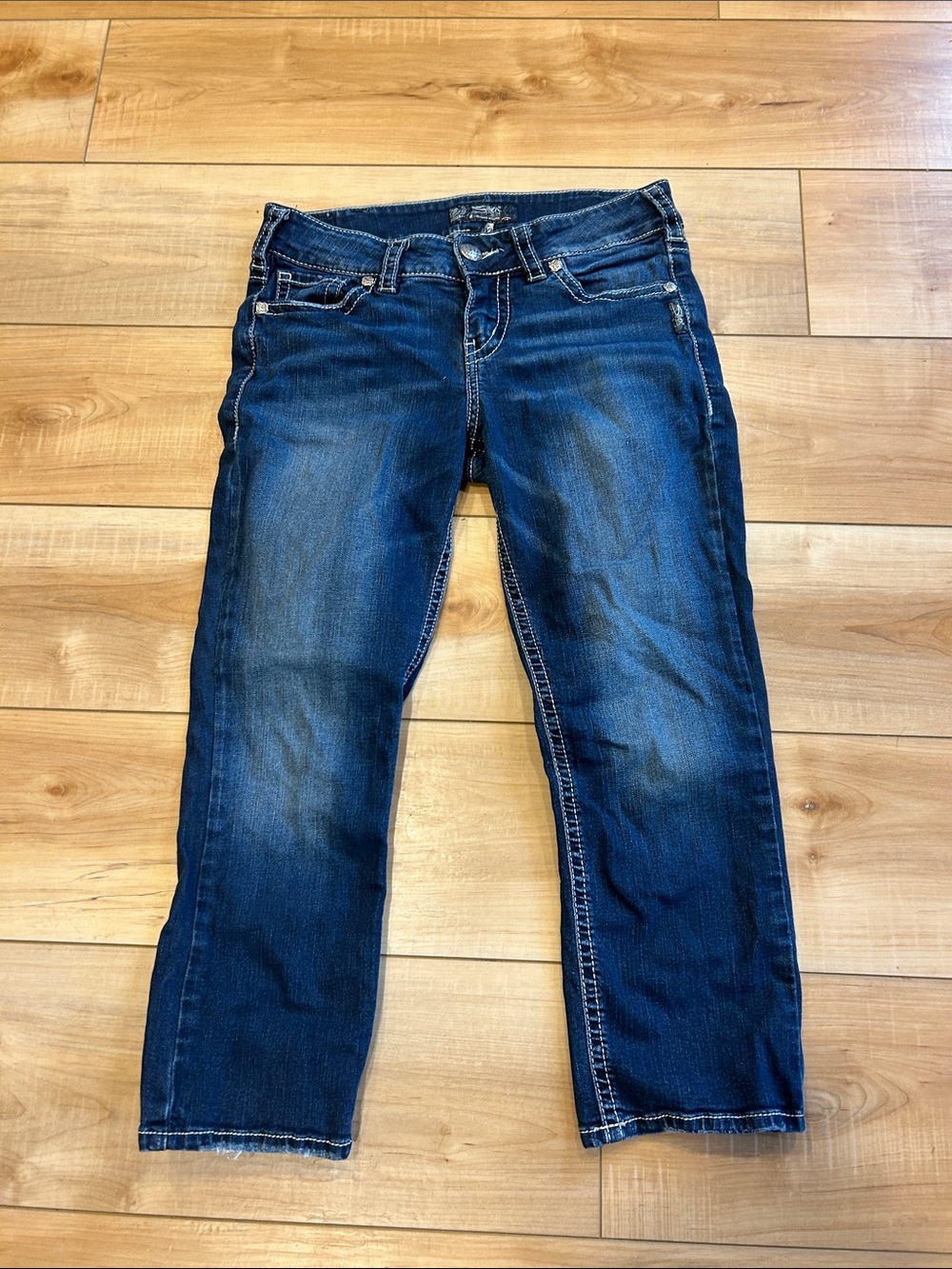 Silver Jeans Women’s Dark Blue Straight Leg Jeans